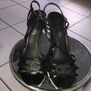 Chanel wedges